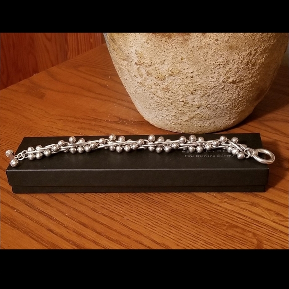 RARE Authentic Silpada Sterling Silver DNA Bracelet - Picture 6 of 12